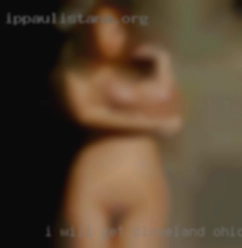 I will Cleveland, Ohio get to that part later.